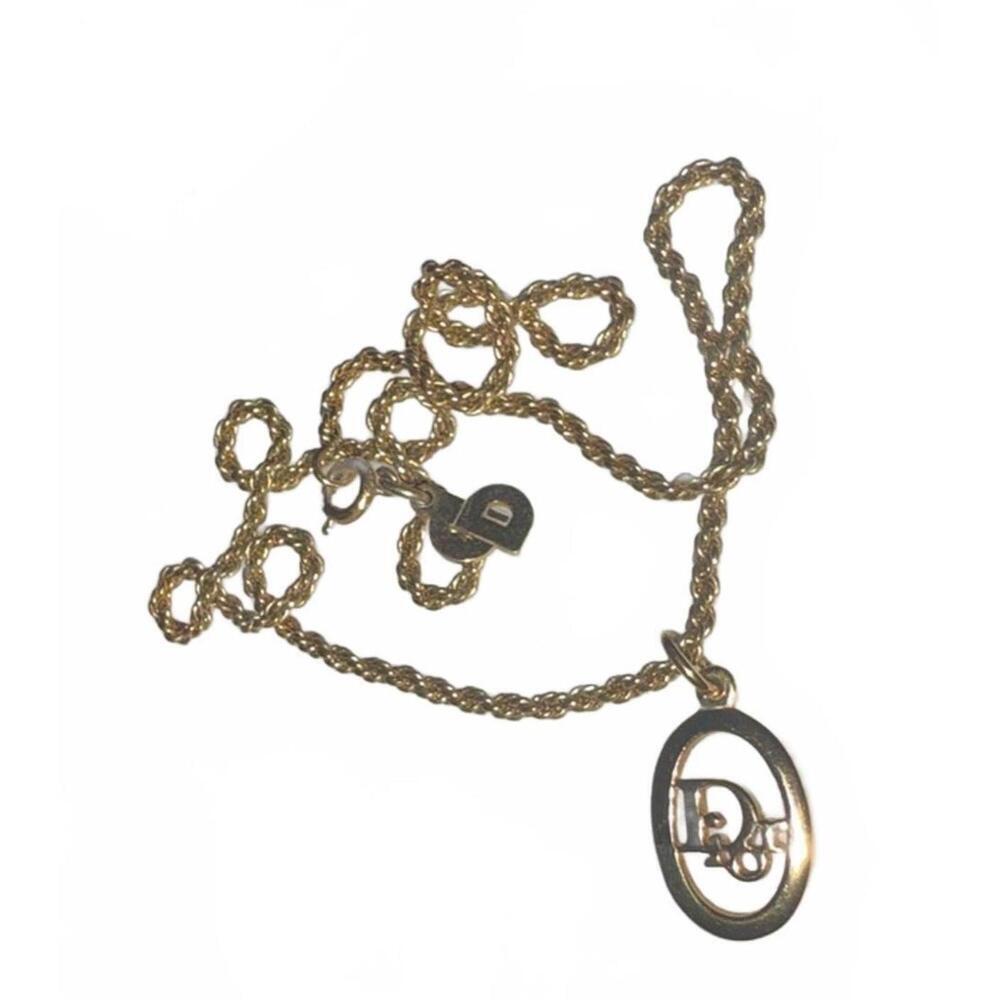 Authentic Christian Dior Gold Plated Necklace- EUC - Picture 2 of 5